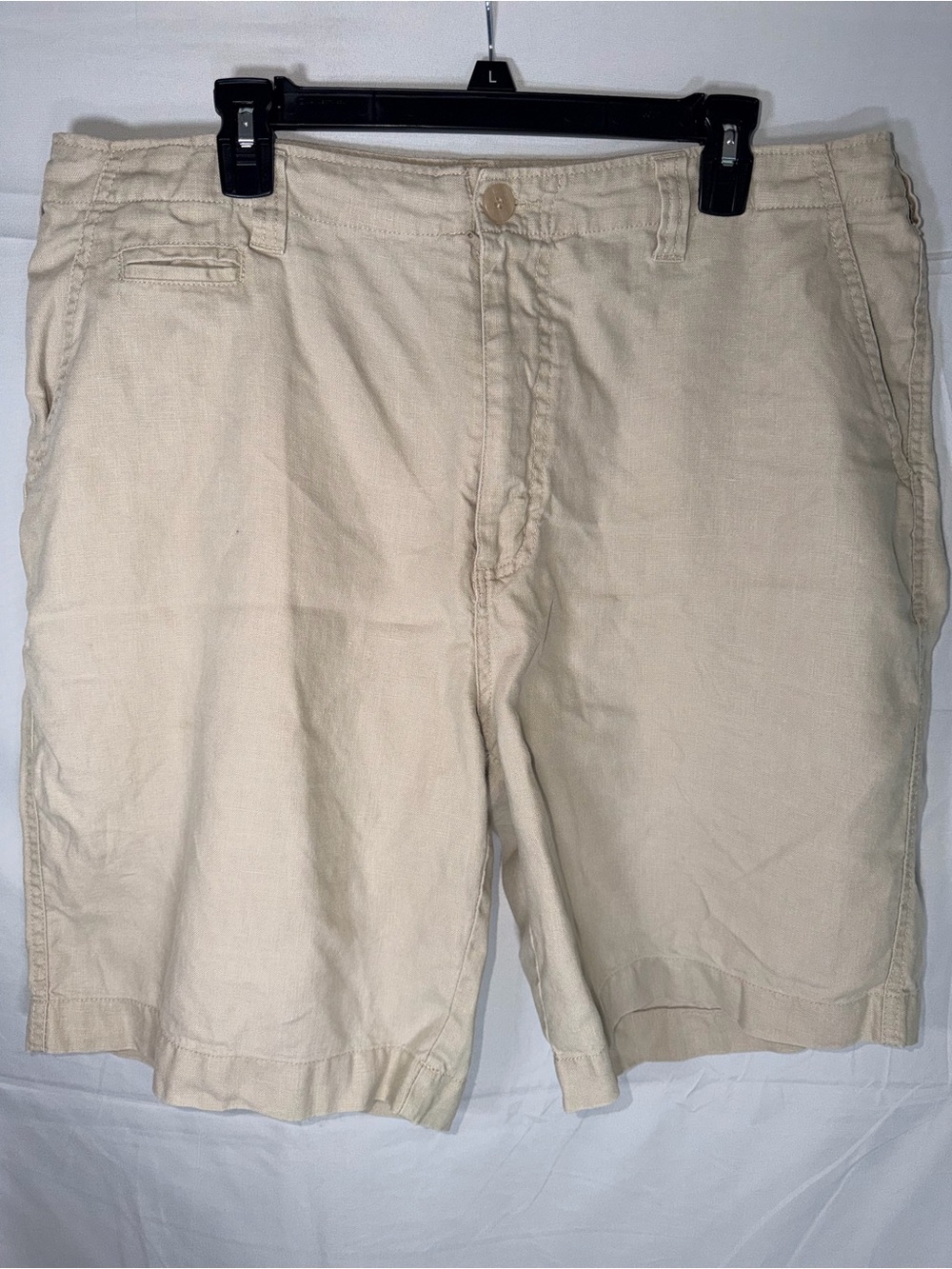 Luau Linen Men’s Tan Shorts